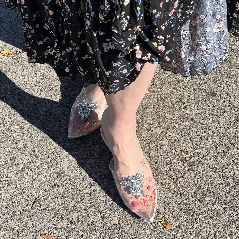 Barbie’s Sister’s Custom-Made Bejeweled Mules, 10, EUC - Picture 8 of 10